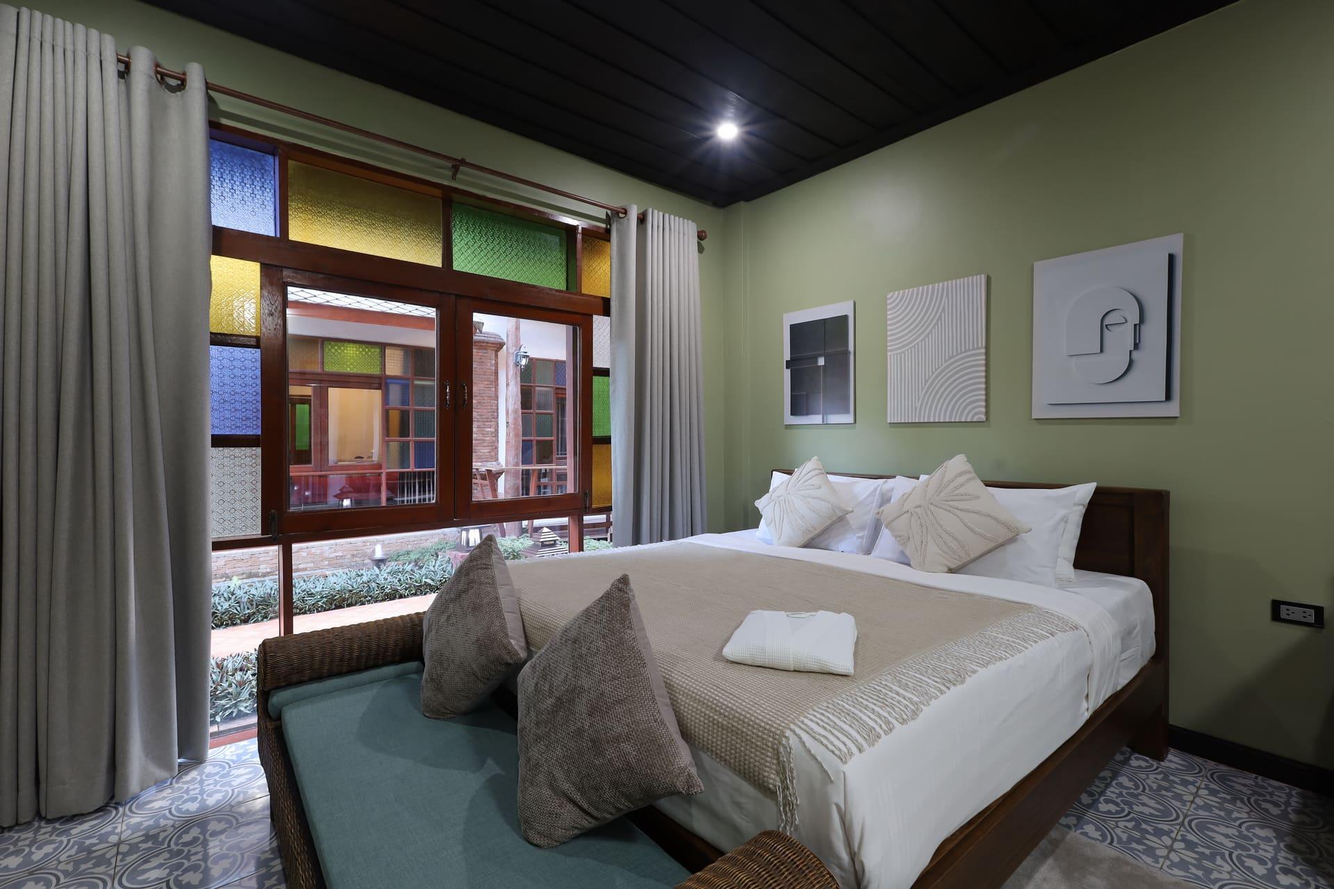 Private room at Jintara Rehab where clients recover during opioid withdrawal in comfort