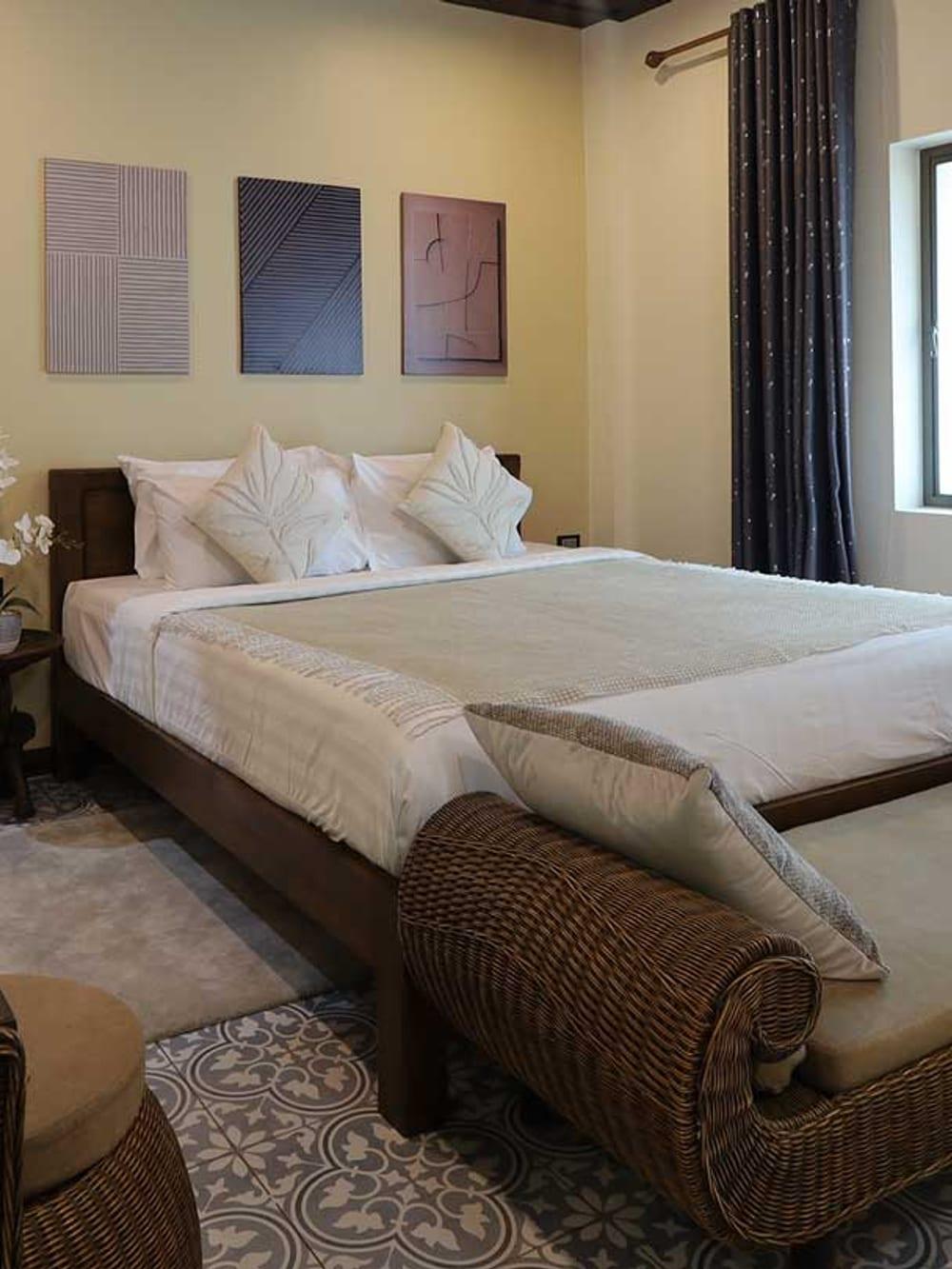 Private accommodation room at Jintara Rehab Chiang Mai for gabapentin addiction program