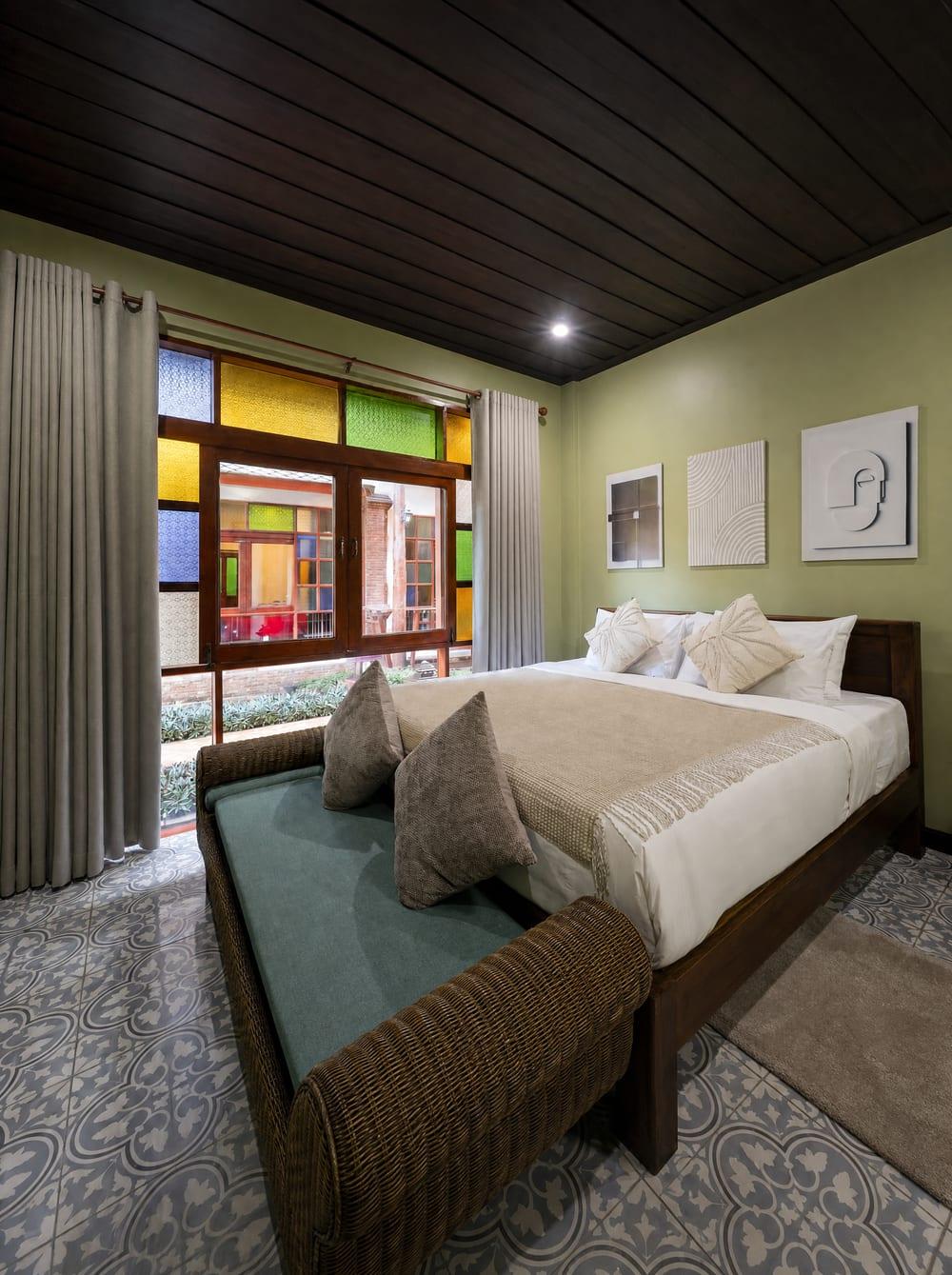 Private bedroom at Jintara Rehab residential addiction treatment centre Chiang Mai Thailand