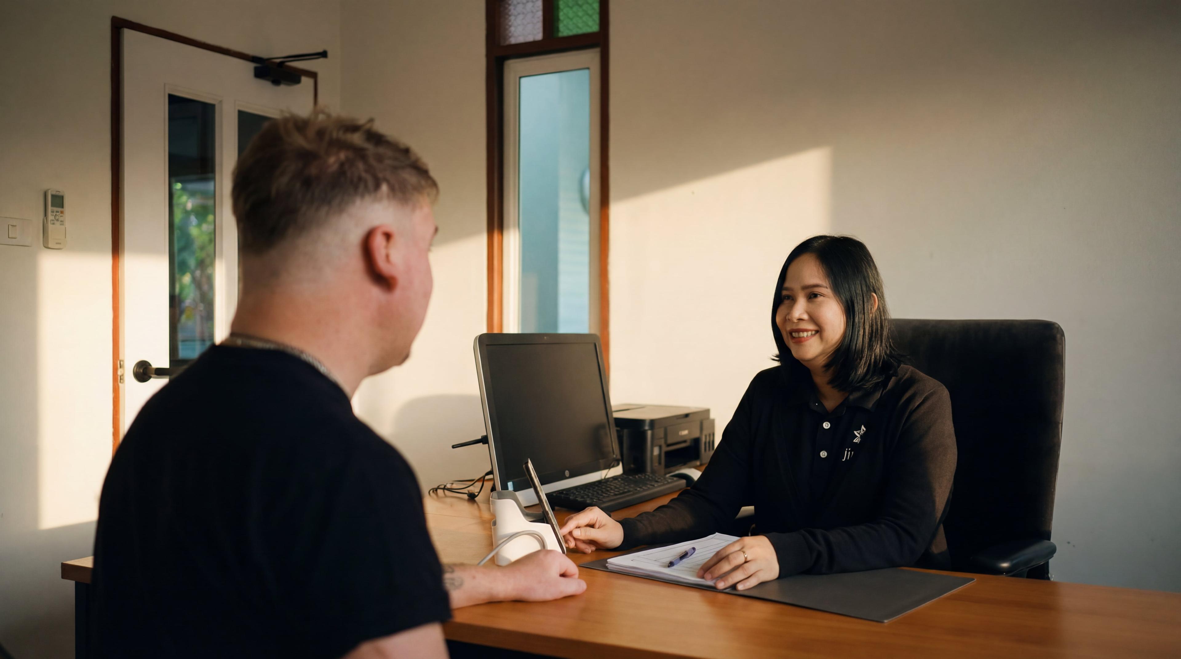 Staff consultation for benzodiazepine taper protocol at Jintara Rehab Chiang Mai