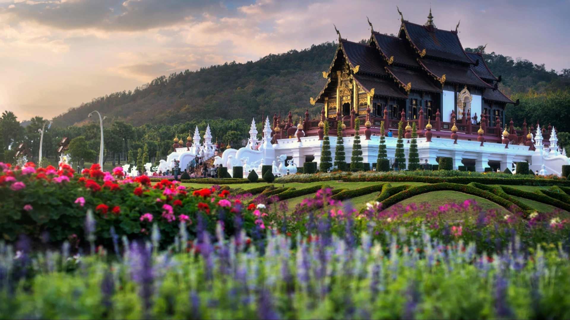 Rehab excursion to Royal Flora in Chiang Mai, Thailand