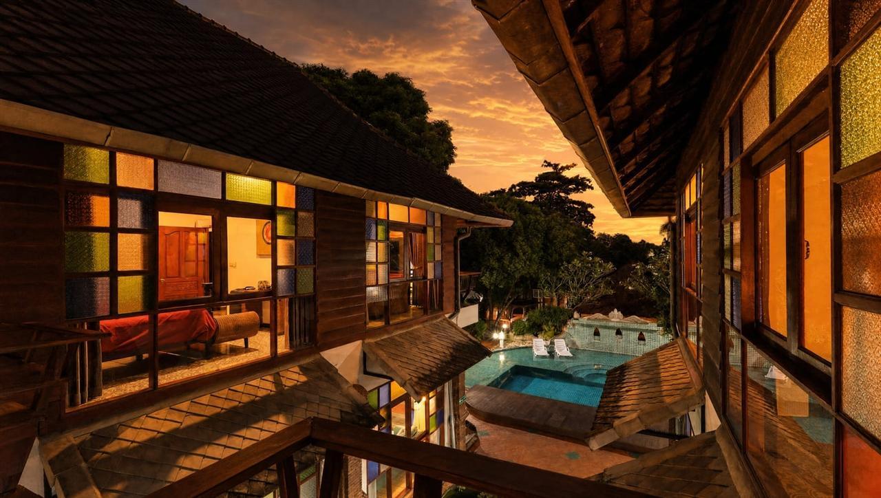 Jintara Rehab compound at golden-hour sunset in Chiang Mai, residential treatment for Australians