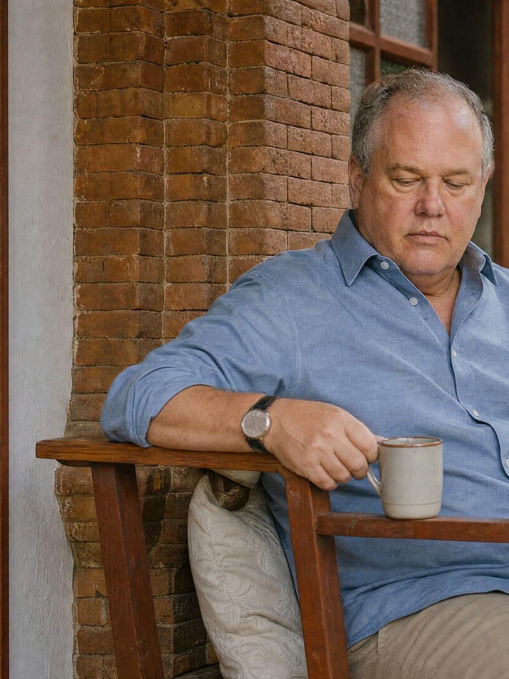 Person reading quietly on a veranda during treatment for combination codeine product dependence at Jintara Rehab Chiang Mai