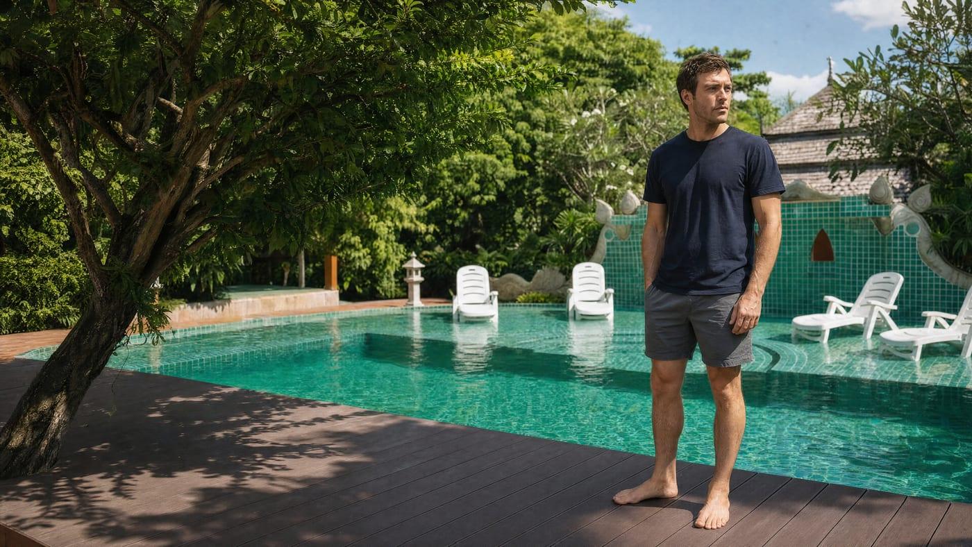 Grounds at Jintara Rehab in Chiang Mai where clients recover through ice withdrawal