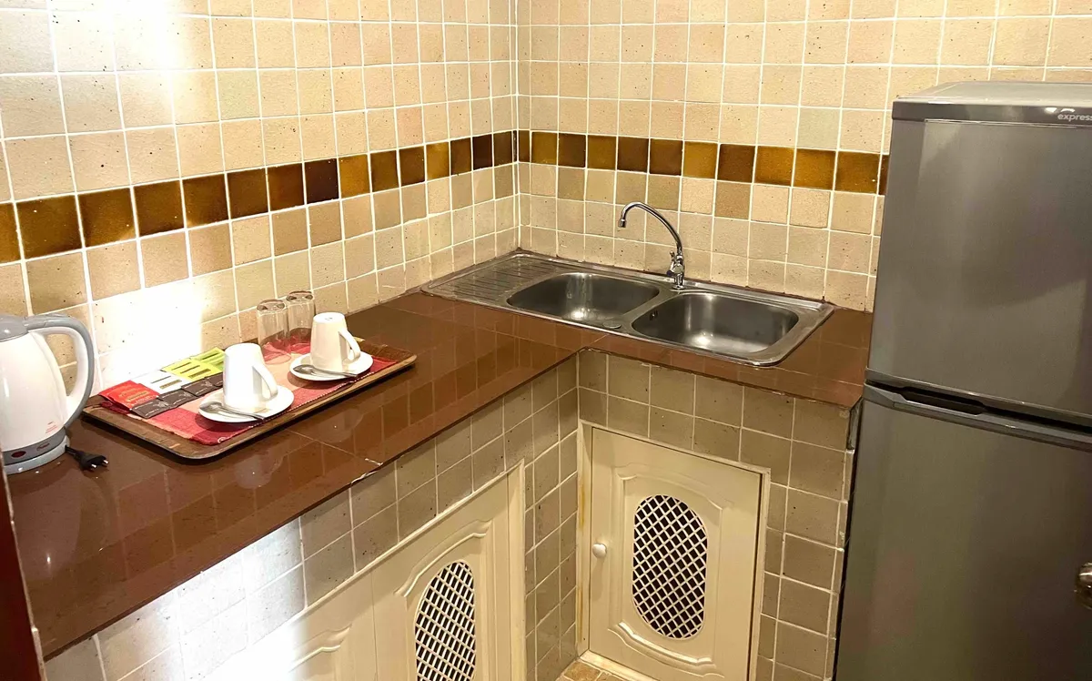 Small kitchen in room